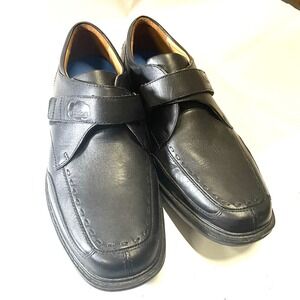 Dr. Comfort Mens Frank Black Leather Comfort Shoes Size 11 W